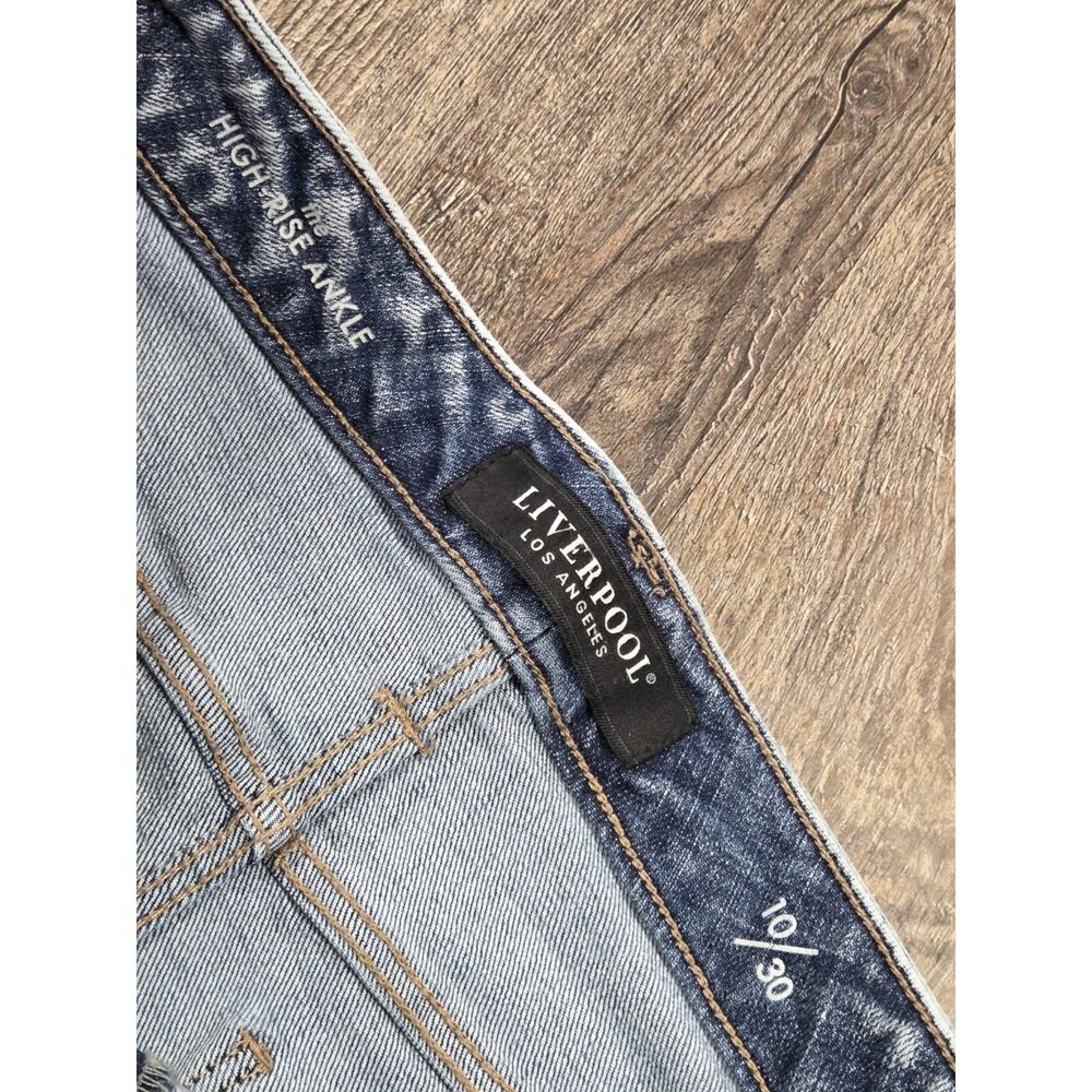 Liverpool ABBY HI-RISE Ankle skinny Button Fly Jeans Denim Stretch 10/30 - Picture 3 of 6